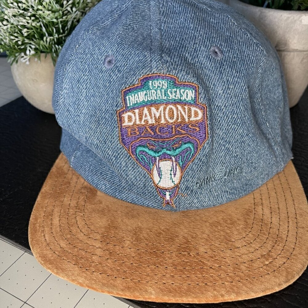 ARIZONA DIAMONDBACKS INAUGURRAL HAT FROM 3/31/1998. GAME 1, SEASON 1, (54)